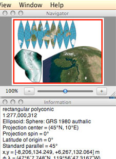 Visual image of the Geocart program.
