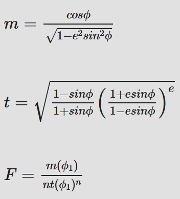 parameters defined by equation